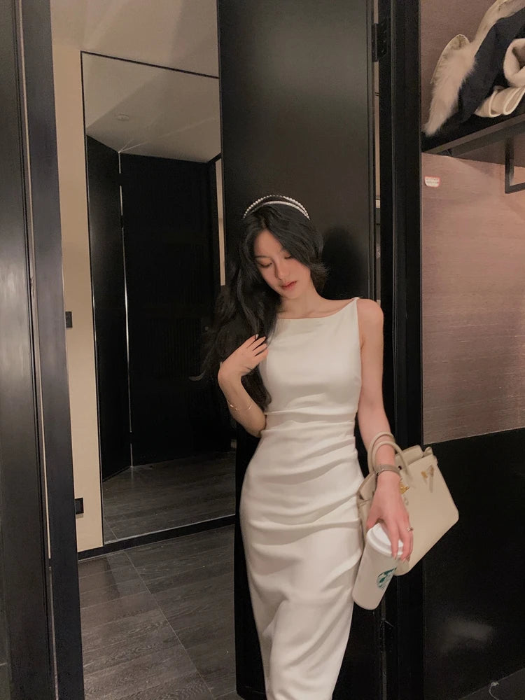 Midi Backless Club Dresses